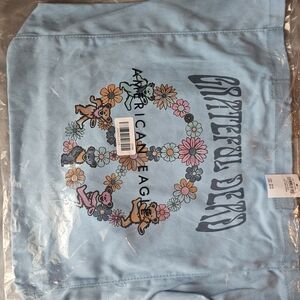 American Eagle Outfitters  Light Blue Graphic BAG